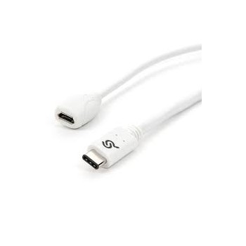 PrimeCables USB 2.0 Type C to Micro USB Type B (Male/Female) Cable